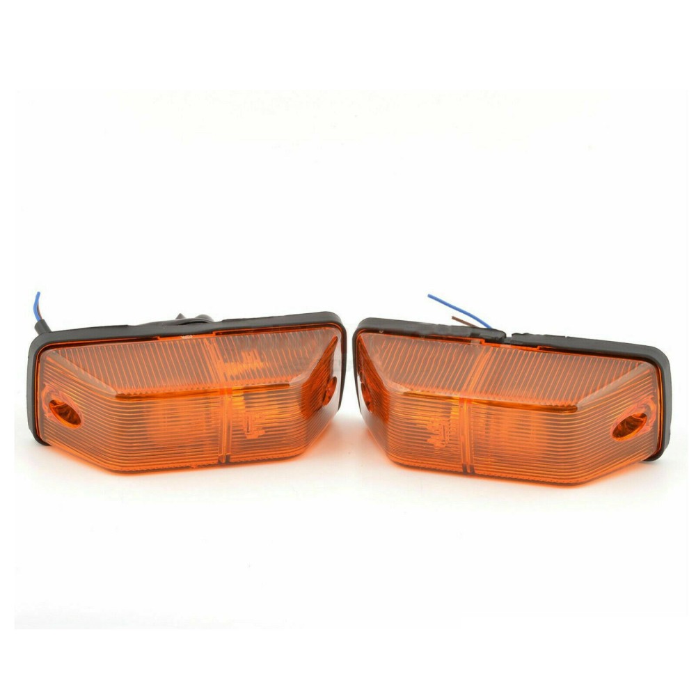 Seintech Amber Indicator Lamp Lens For Mercedes Sprinter Left And Right Side Pair 1995-06