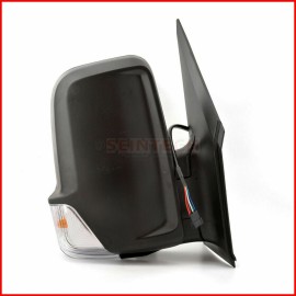 Seintech Full Door Wing Mirror Manual Black Short Arm OS Right For Mercedes Sprinter 2006-18