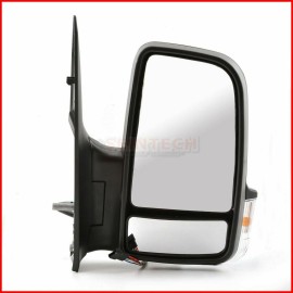 Seintech Full Door Wing Mirror Electric Black Short Arm OS Right For Mercedes Sprinter 06-18