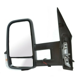 Seintech Full Door Wing Mirror Manual Black Long Arm NS Left For Mercedes Sprinter 2006-2017