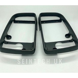 Seintech Door Wing Mirror Inner Bezel Frame Casing Covers Black N/S O/S For VW CRAFTER