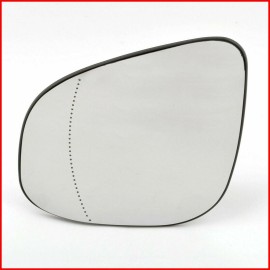 Seintech Heated Wing Mirror Large Glass N/S + Backing Plate For Renault Kangoo 2012>2016