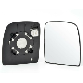 Seintech Large Heated Wing Mirror Glass O/S+Backing Plate 2007-18 For Citroen Dispatch