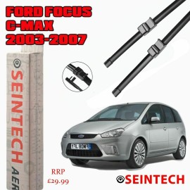 Seintech Specific Fit Front Windscreen Wiper Blades 26"19" Compatible for Ford Focus C-Max 2003-2007