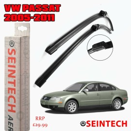 Seintech Specific Fit Front Windscreen Wiper Blades 24"19" Compatible for VW Passat B6 2005-2011