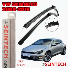 Seintech Specific Fit Front Windscreen Wiper Blades 24"19" Compatible for VW Scirocco 2008-2018