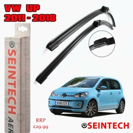 Seintech Specific Fit Front Windscreen Wiper Blades 24"16" Compatible for VW Up 2011-2018