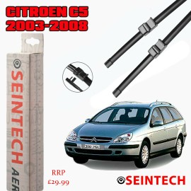 Seintech Specific Fit Front Windscreen Wiper Blades 26"19" Compatible for Citroen C5 04-08