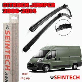 Seintech Specific Fit Front Windscreen Wiper Blades 26"22" Compatible for Citroen Jumper 2006-2014