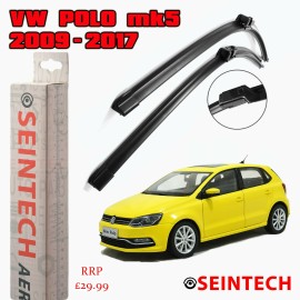 Seintech Specific Fit Front Windscreen Wiper Blades 24"16" Compatible for VW Polo MK6 2009>