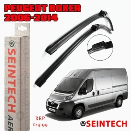 Seintech Specific Fit Front Windscreen Wiper Blades 26"22" Compatible for Peugeot Boxer 2006-2014