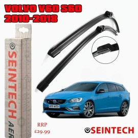 Seintech Specific Fit Front Windscreen Wiper Blades 26"20" Compatible for Volvo S60 2010-2018