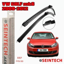 Seintech Specific Fit Front Windscreen Wiper Blades 24"19" Compatible for VW Golf MK6 2009-2012