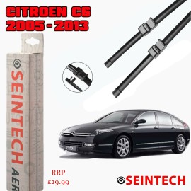 Seintech Specific Fit Front Windscreen Wiper Blades 28"28" Compatible for Citroen C6 05-14