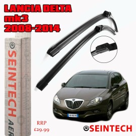 Seintech Specific Fit Front Windscreen Wiper Blades 24"18" Compatible for Lancia Delta 2008-2014