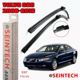 Seintech Specific Fit Front Windscreen Wiper Blades 26"20" Compatible for Volvo S80 2006-2016