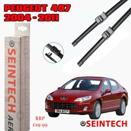 Seintech Specific Fit Front Windscreen Wiper Blades 28"28" Compatible for Peugeot 407 2004-2011