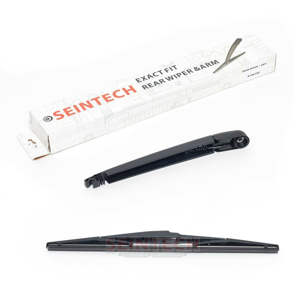 Seintech Specific Fit Rear Wiper Blade and Arm Fit Compatible for Mazda 3 Hatchback 2008 Onwards