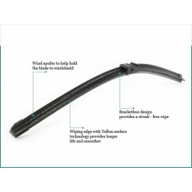 Seintech Specific Fit Front Windscreen Wiper Blades 21"19" Compatible for VW Bora 2002-2005