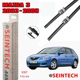 Seintech Specific Fit Front Windscreen Wiper Blades 21"19" Compatible for Mazda 3 2003-2008