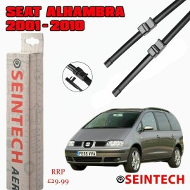 Seintech Specific Fit Front Windscreen Wiper Blades 28"28" Compatible for Seat Alhambra 2001-2010