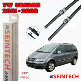 Seintech Specific Fit Front Windscreen Wiper Blades 28"28" Compatible for VW Sharan 2001-2009