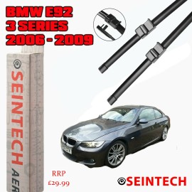 Seintech Specific Fit Front Windscreen Wiper Blades 24"17" Compatible for BMW 3 Series E92 2006-2009