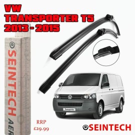 Seintech Specific Fit Front Windscreen Wiper Blades 24"24" Compatible for VW Transporter T5/T6 2013-15