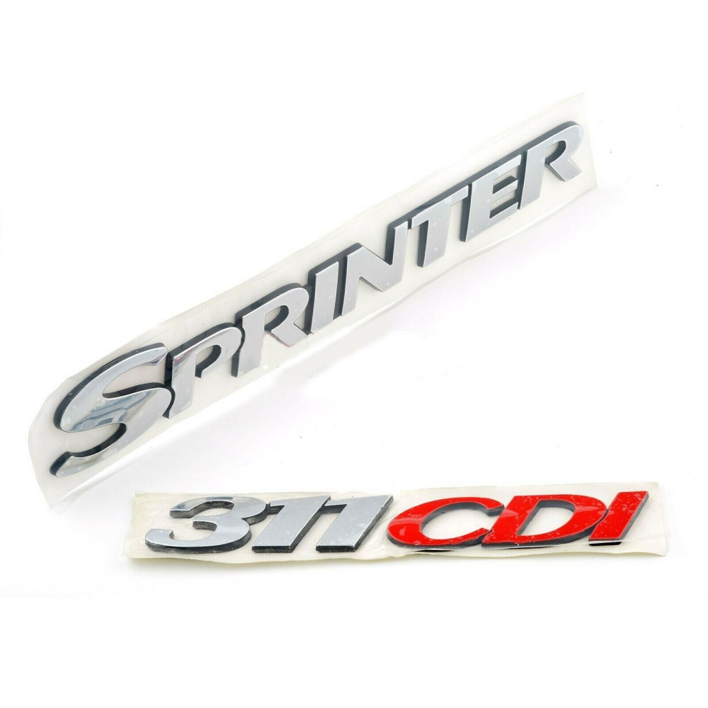 Seintech Self Adhesive Badge " Sprinter & 311 CDI " Badge Emblem For Mercedes Sprinter 2006+