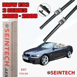 Seintech Specific Fit Front Windscreen Wiper Blades 24"17" Compatible for BMW 3 Series E93 2006-2009