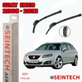 Seintech Specific Fit Front Windscreen Wiper Blades 22"22" Compatible for Seat Exeo 2008-2013