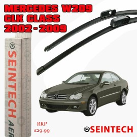 Seintech Specific Fit Front Windscreen Wiper Blades 22"22" Compatible for Mercedes CLK Class W209 02-09