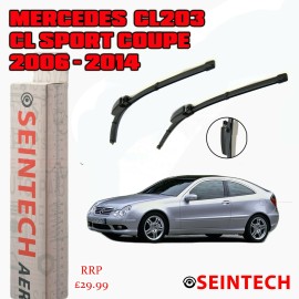 Seintech Specific Fit Front Wiper Blades 22"22" Compatible for Mercedes CL Sport Coupe Cl203 2006-2014