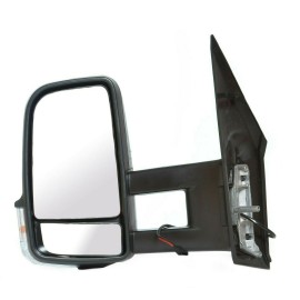 Seintech Full Door Wing Mirror Electric Black Long Arm NS Left For Mercedes Sprinter 2006-17