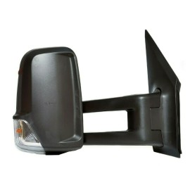 Seintech Full Door Wing Mirror Electric Black Long Arm OS Right For Mercedes Sprinter 2006-17