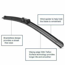 Seintech Specific Fit Front Windscreen Wiper Blades 30"26" Compatible for Ford Galaxy 2006-2014