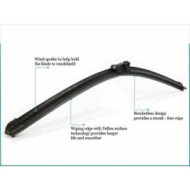 Seintech Specific Fit Front Windscreen Wiper Blades 30"26" Compatible for Peugeot 308 CC 2009-2014