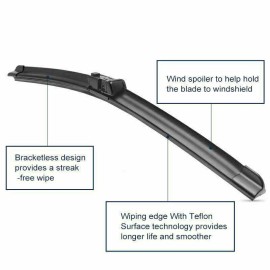 Seintech Specific Fit Front Windscreen Wiper Blades 24"16" Compatible for Ford Kuga MK1 2008-2012