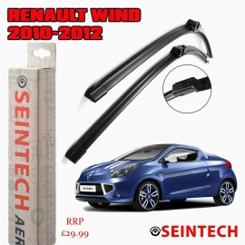 Seintech Specific Fit Front Windscreen Wiper Blades 24"16" Compatible for Renault Wind 2010-2012