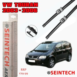 Seintech Specific Fit Front Windscreen Wiper Blades 28"28" Compatible for VW Touran 2003-2006