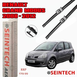 Seintech Specific Fit Front Windscreen Wiper Blades 28"26" Compatible for Renault Grand Modus 2008-2012