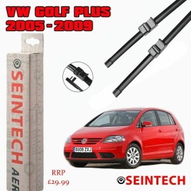 Seintech Specific Fit Front Windscreen Wiper Blades 28"28" Compatible for VW Golf Plus MK5 2005-2009