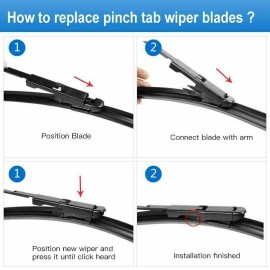 Seintech Specific Fit Front Windscreen Wiper Blades 24"19" Compatible for Mercedes CLA Class W117 12-15