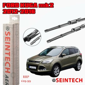 Seintech Specific Fit Front Windscreen Wiper Blades 27"27" Compatible for Ford Kuga MK2 2012-2016