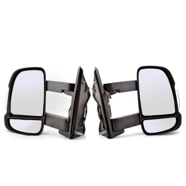 Seintech Full Door Wing Mirror Electric Heated Long Arm Left and Right For Citroen Relay 06+