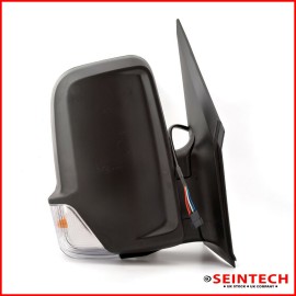 Seintech Full Door Wing Mirror Manual Black Short Arm LEFT and RIGHT PAIR For VW Crafter 06+