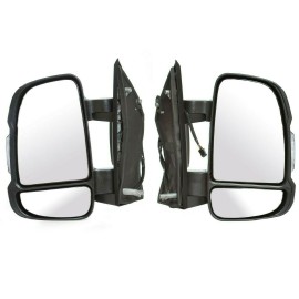 Seintech Full Door Wing Mirror Electric Heated Short Arm Left and Right For Citroen Relay 06+