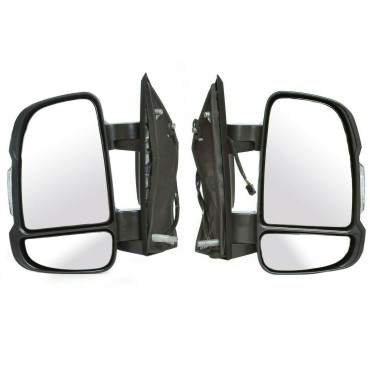 Seintech Full Door Wing Mirror Electric Heated Short Arm Left and Right For Fiat Ducato 06+