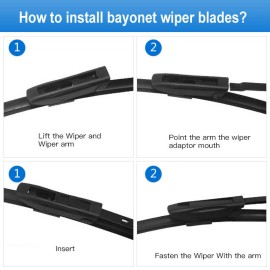 Seintech Specific Fit Front Windscreen Wiper Blades 24"16" Compatible for Peugeot 301