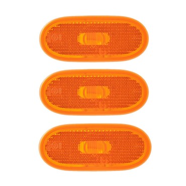 Seintech 3 Side Amber Orange Marker Lens Lamp Light Reflector For Mercedes Sprinter 06-13